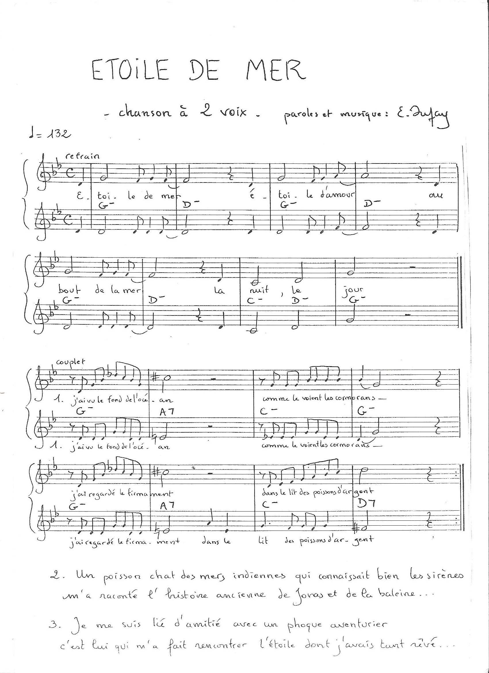 museChanson-Etoile de mer