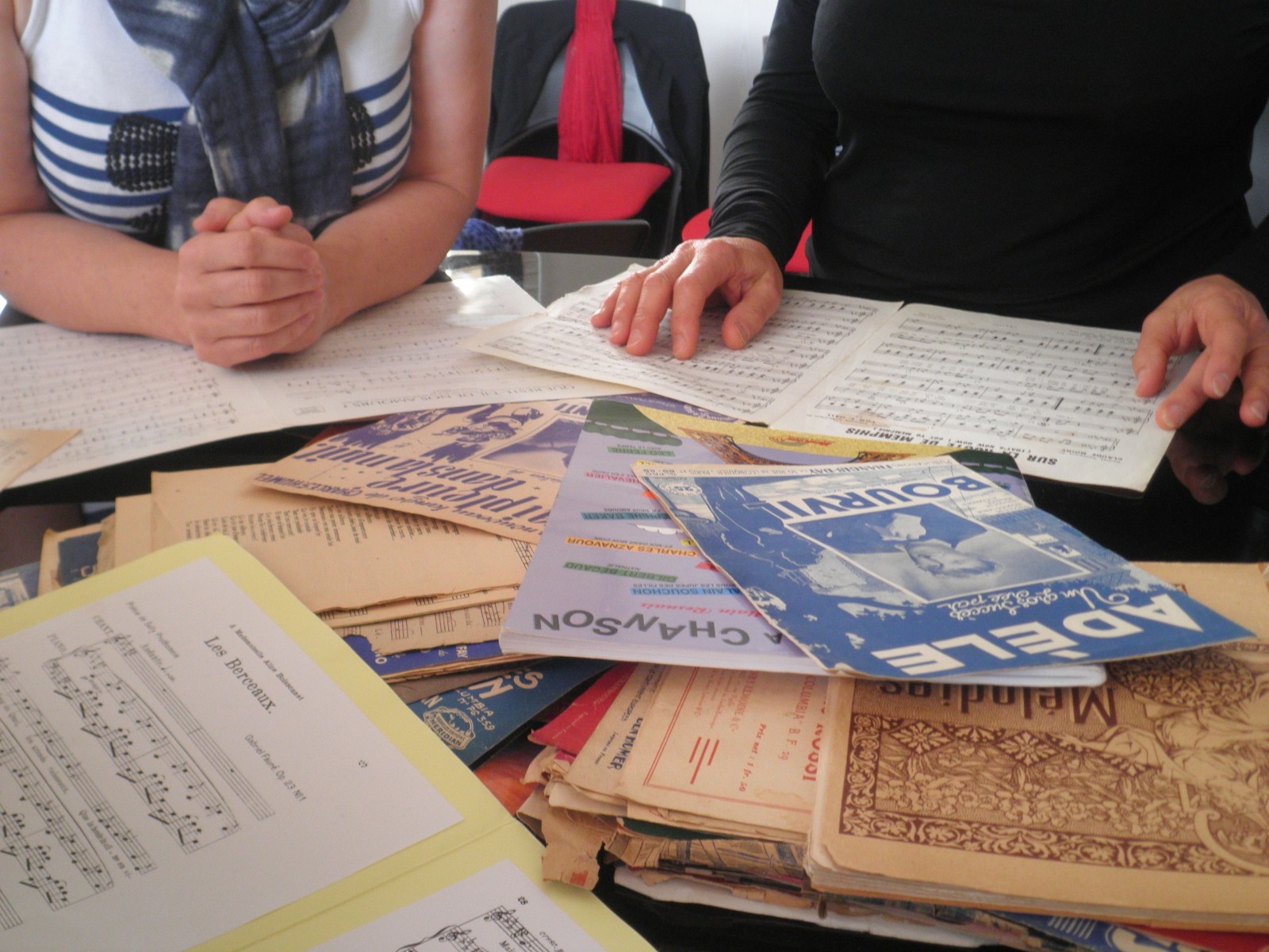 Chanter avec ou sans partitions