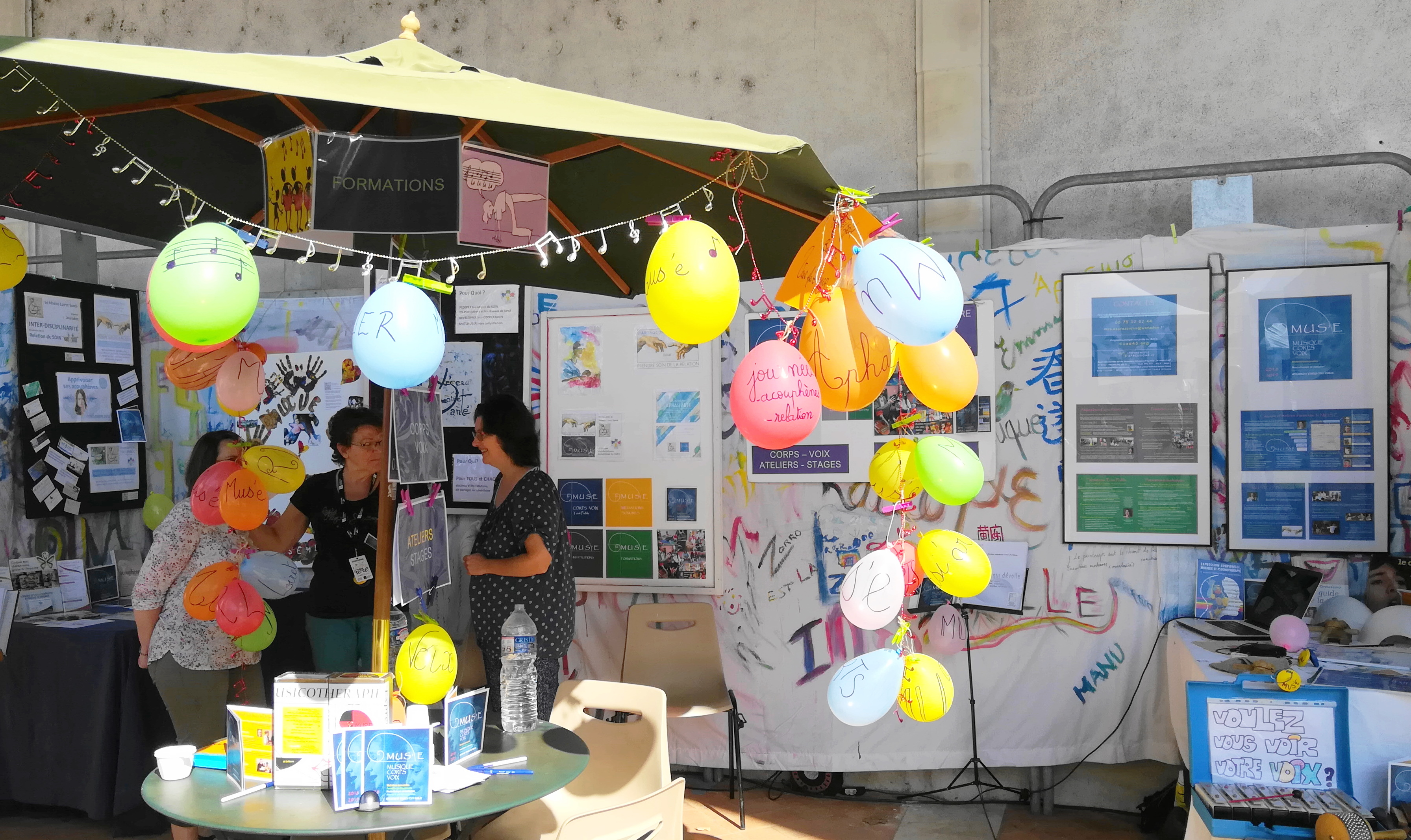 Stand MUS'E et RLS à Rentrée en Fête